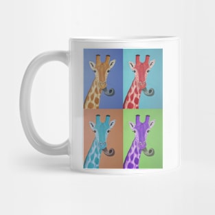 Geraldine the Giraffe Retro Design Mug